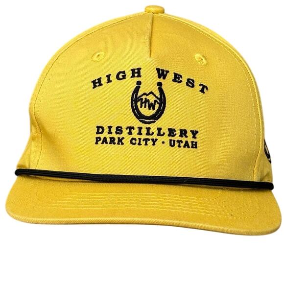 Yellow High West Men's Hat - Picture 1 of 5